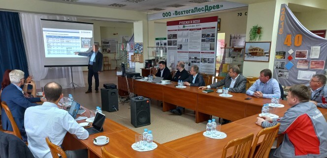 Группу компаний «Вологодские лесопромышленники» посетили представители немецкой фирмы «Dieffenbacher»