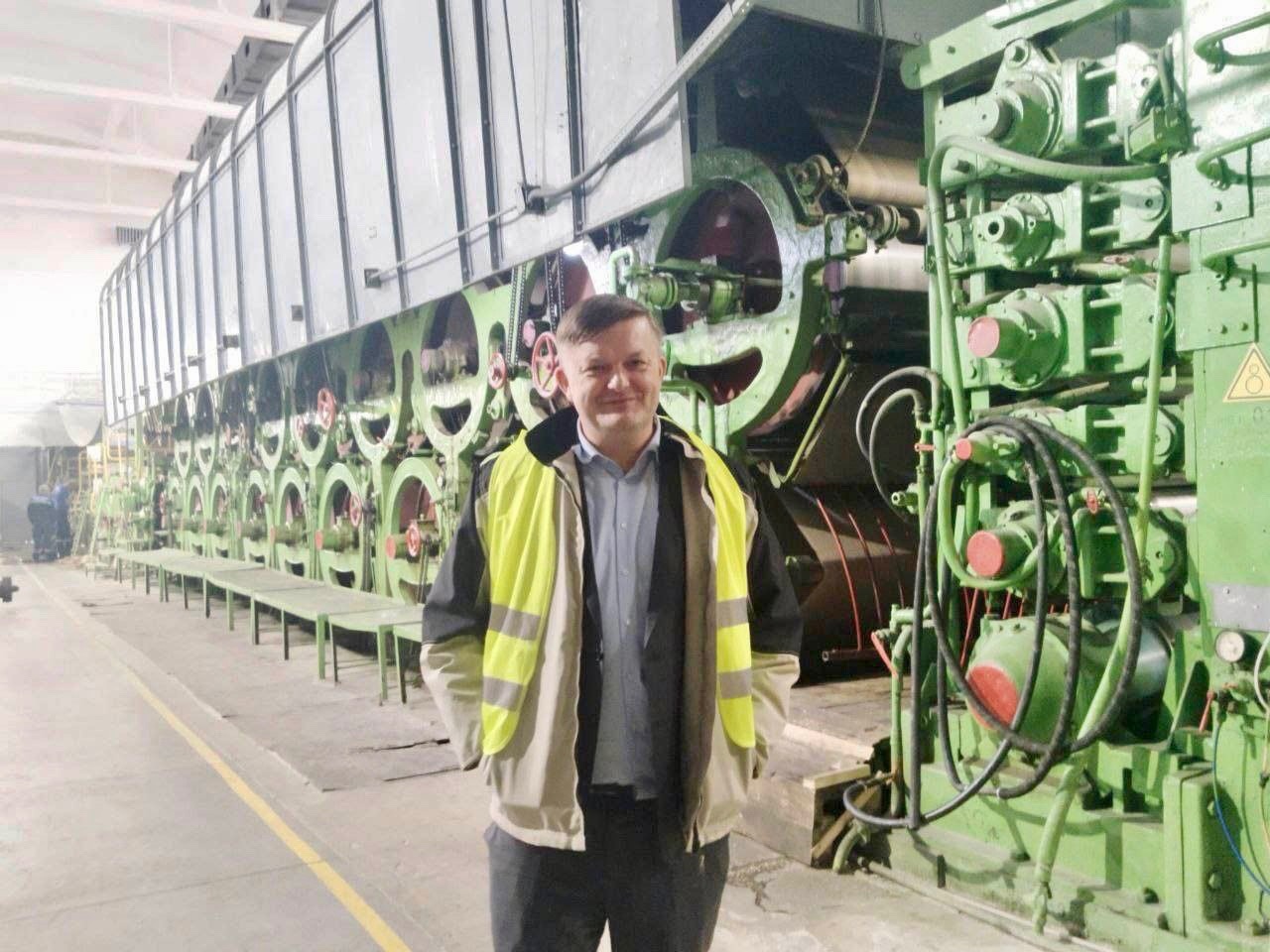 Антон Йозеф посетил филиал Добрушской бумажной фабрики «Герой труда»